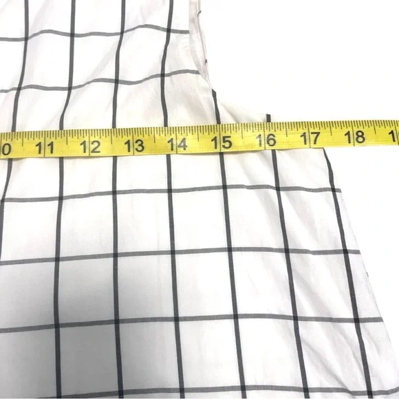 Madewell Grid Print Dress - Picture 10 of 11